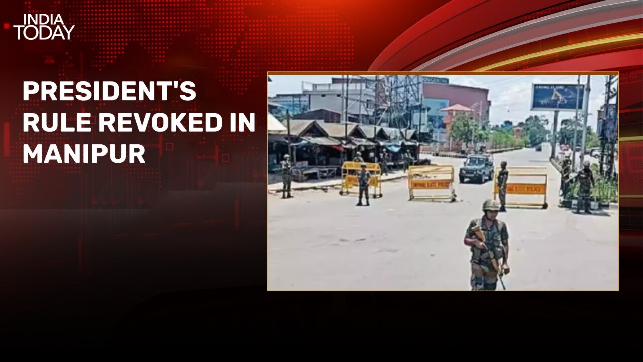 After 12 months, president's rule revoked in Manipur