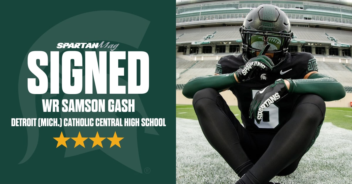 Michigan State signs 2026 four-star Detroit (Mich.) Catholic Central WR ...