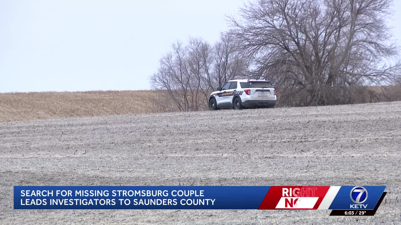 Search continues in Saunders County for missing Nebraska couple
