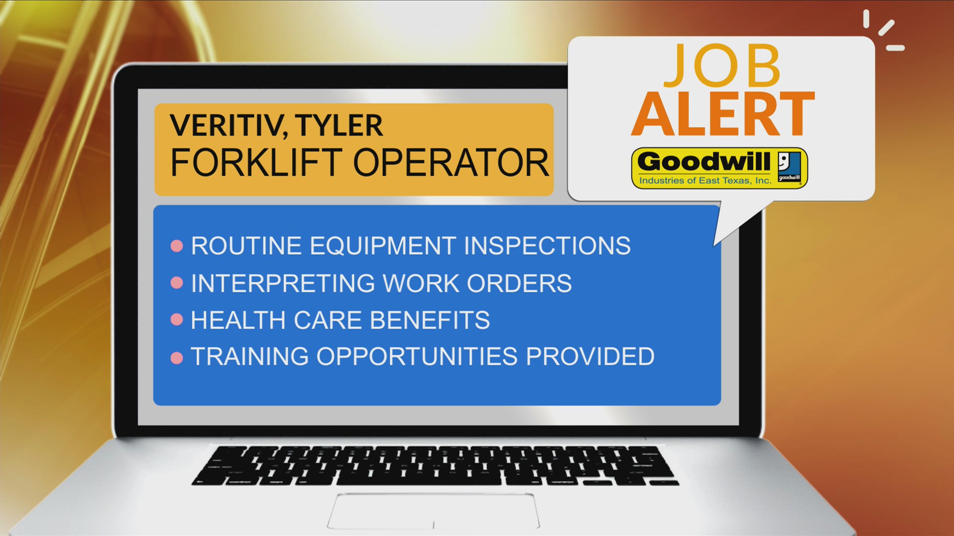 Job alert: Veritiv in Tyler needs a forklift operator