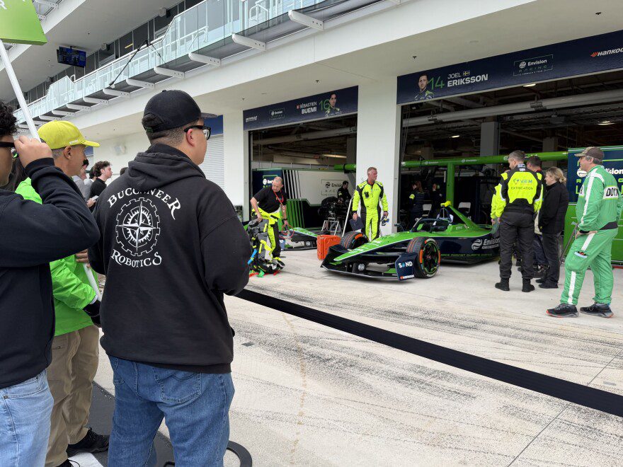At Miami's electric Formula E grand prix, high school students see ...
