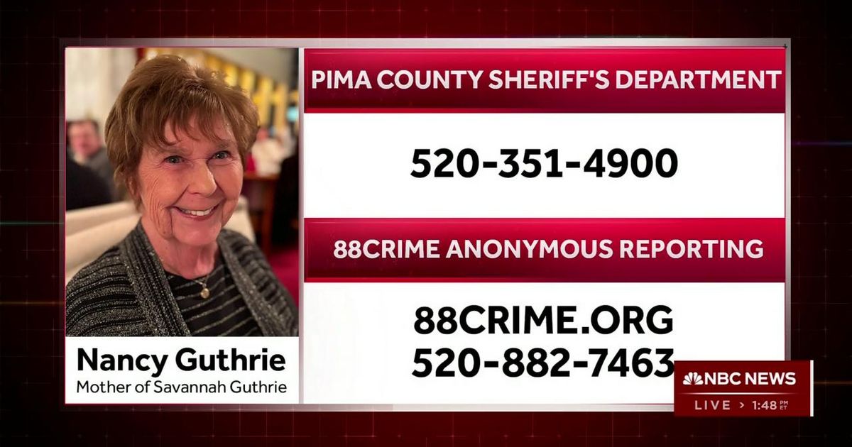 Nancy Guthrie latest: Sheriff says Guthrie needs to take medication daily or it could be fatal<br>