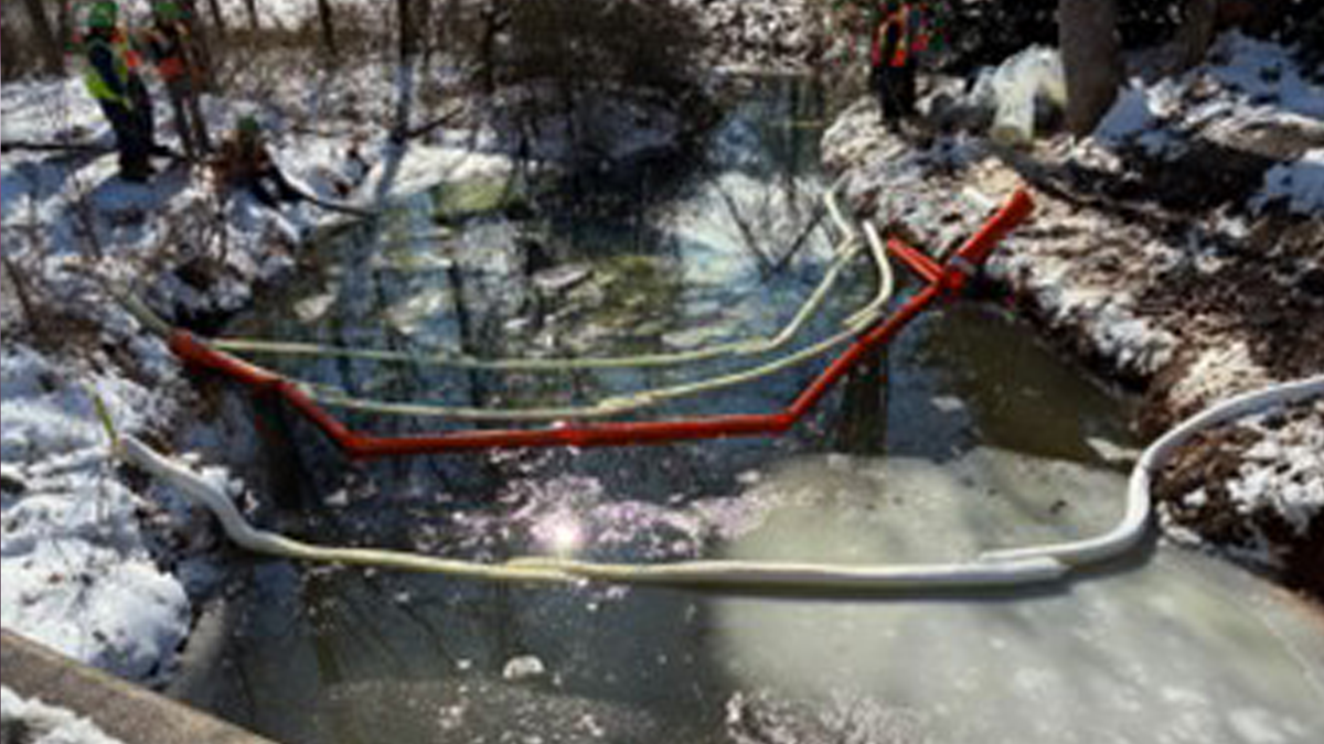 Diesel spill leaks into Upstate creek, clean up efforts ongoing(02)
