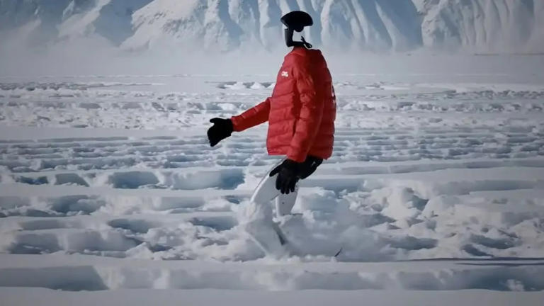 Robot walks over 130K steps in Arctic cold – and keeps going