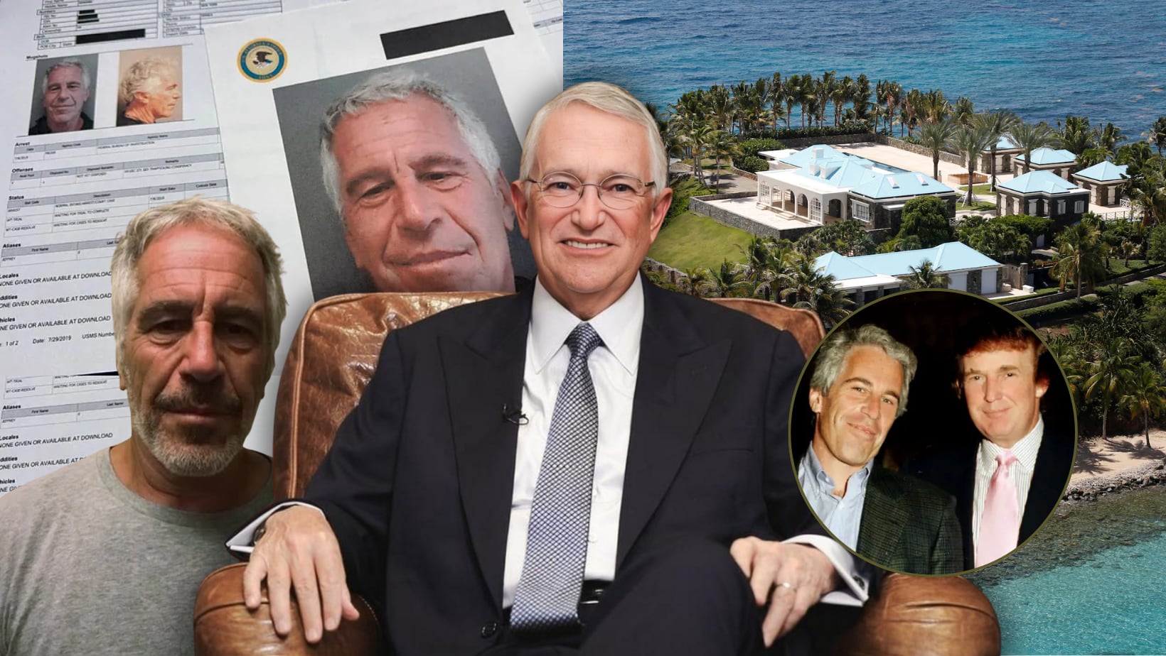 Salinas Pliego cierra pleito fiscal con el SAT, pero su nombre surge en documentos de Jeffrey Epstein. Foto: Reuters, AP, Getty, X de Don Ricardo Salinas Pliego @RicardoBSalinas