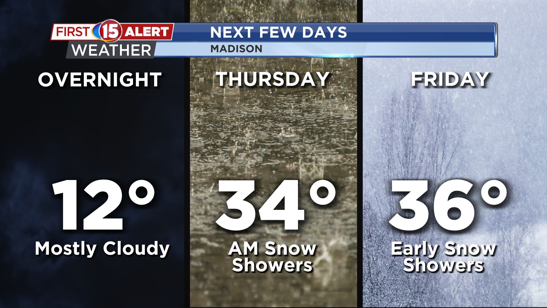 Tracking morning chances of snow through Friday
