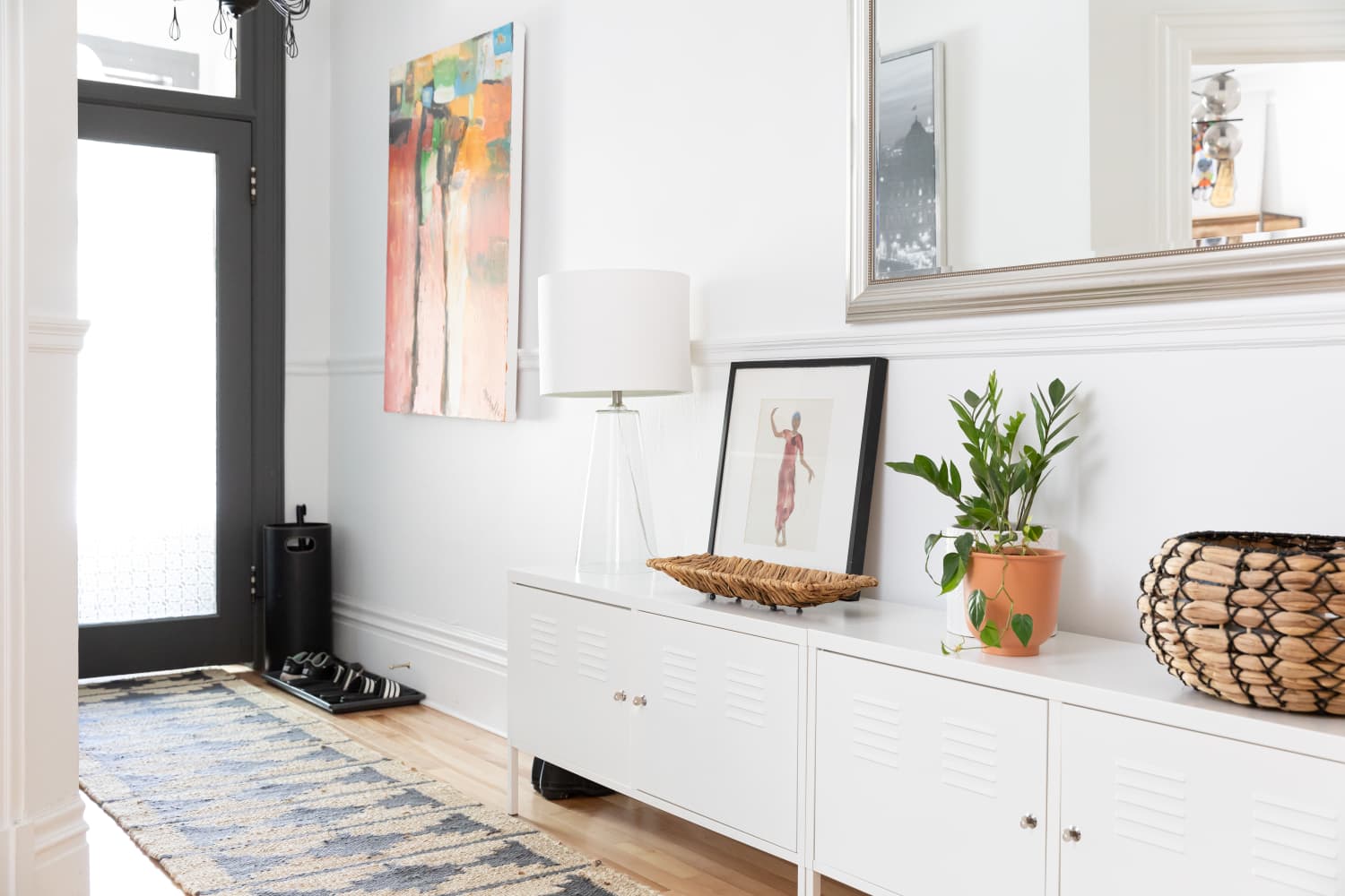 This small-space gem fixed my narrow entryway's shoe storage problem ...