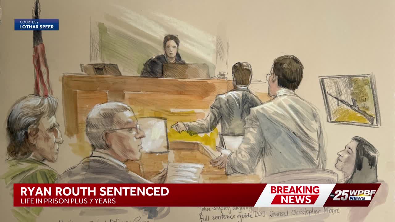 Ryan Routh sentenced to life in prison plus 7 years