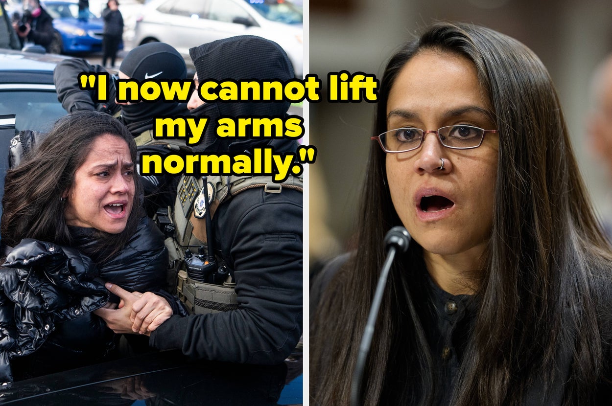 A video of ICE dragging this disabled American woman from her car went ...