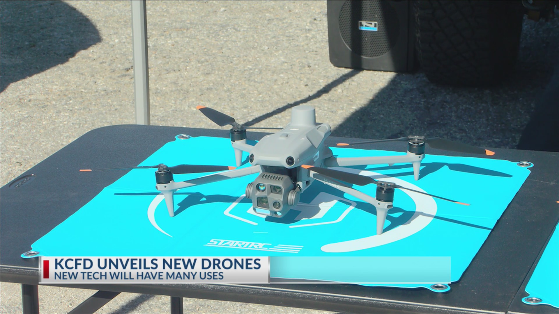 KCFD unveils new drones