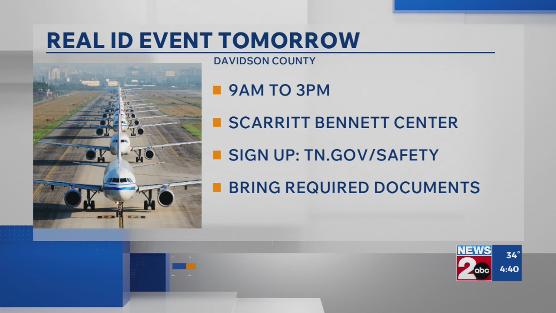 REAL ID event taking place in Nashville Thursday