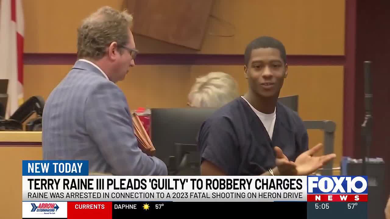 Mobile man pleads guilty in fatal Heron Drive robbery case