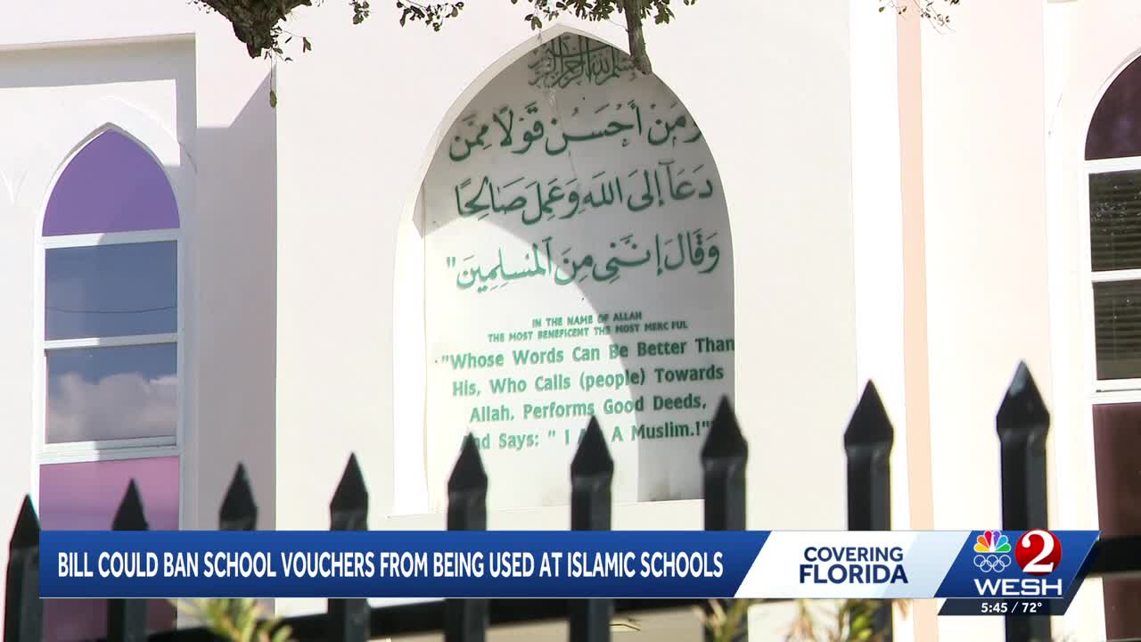 Florida bill raising concerns over Islamic school voucher funding