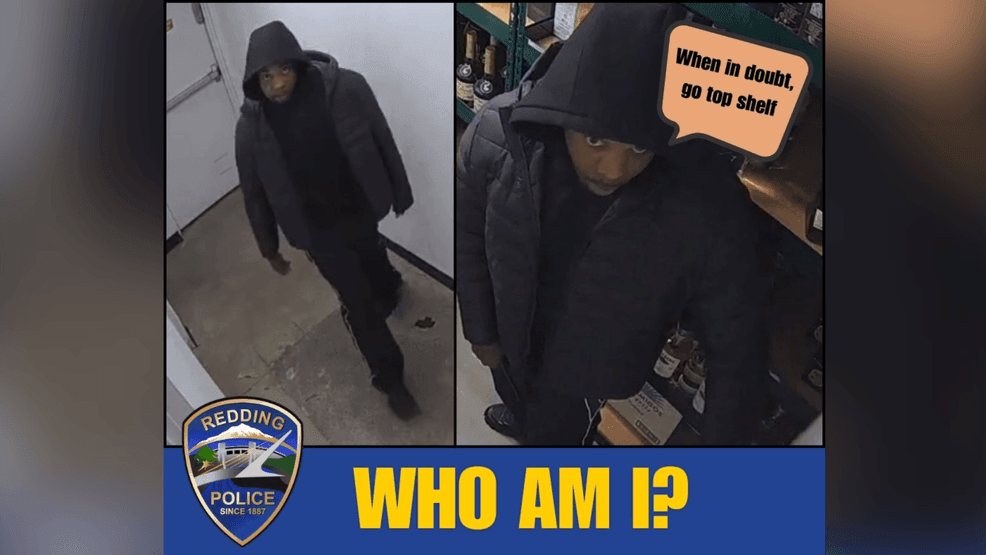 Redding police seek public's help in identifying liquor store burglary ...