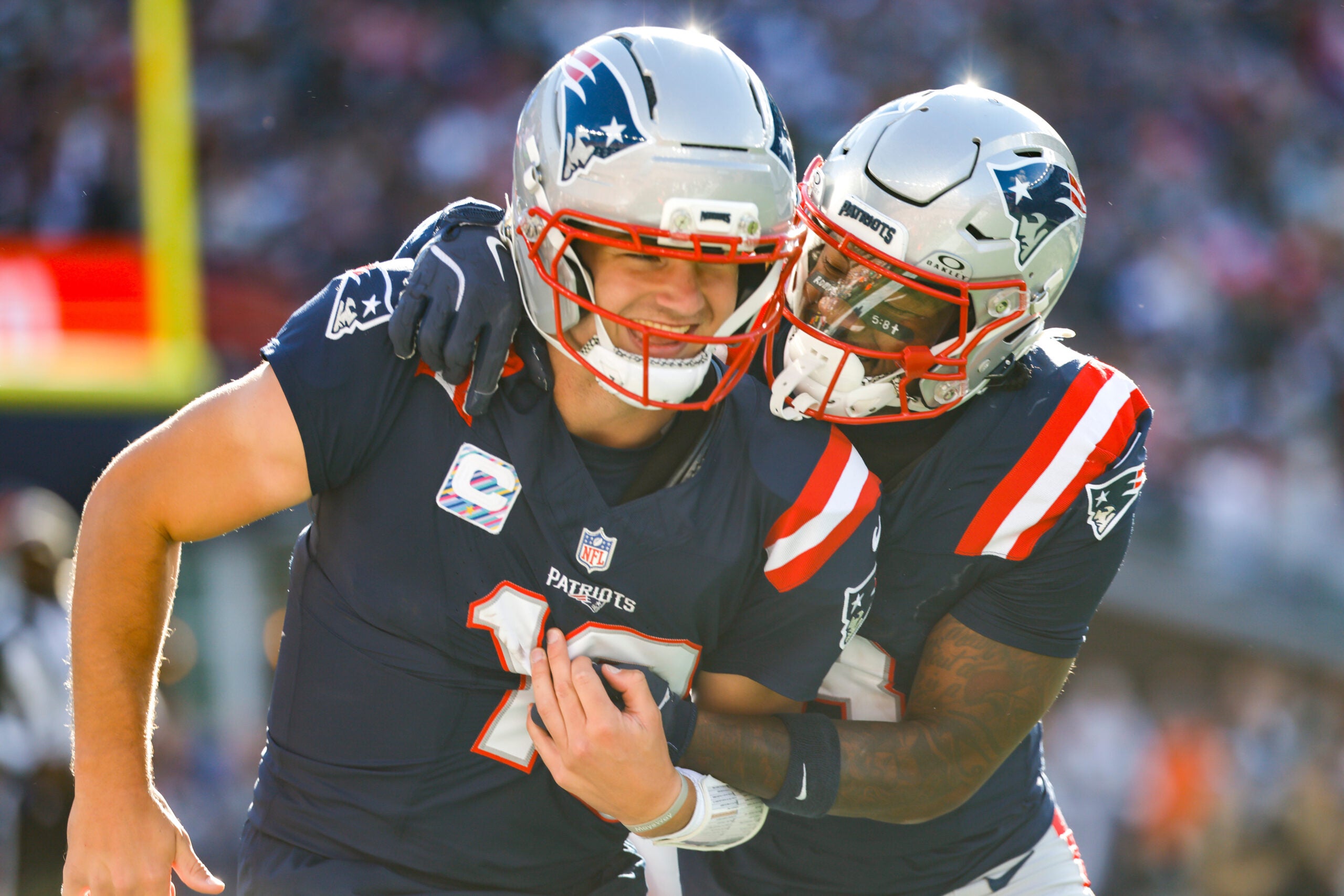 Liệu Patriots có chia tay Stefon Diggs? Huấn luyện viên Maye cho rằng cầu thủ chạy cánh này vẫn còn rất nhiều tiềm năng.