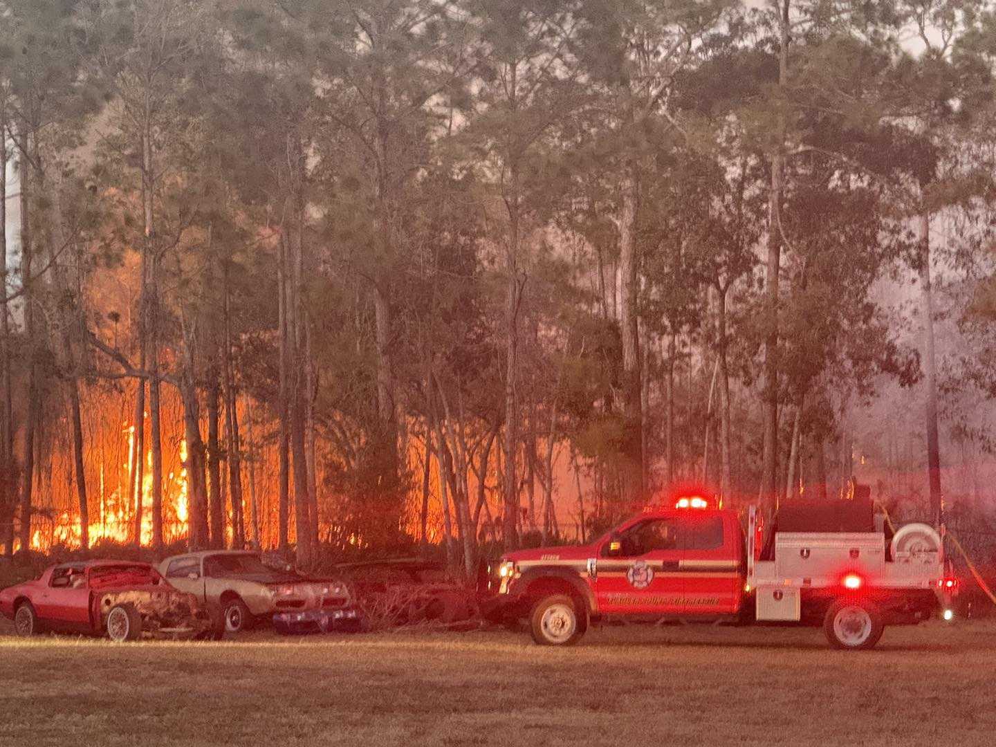 Brush fire forces evacuations and roadblocks in Flagler County ...