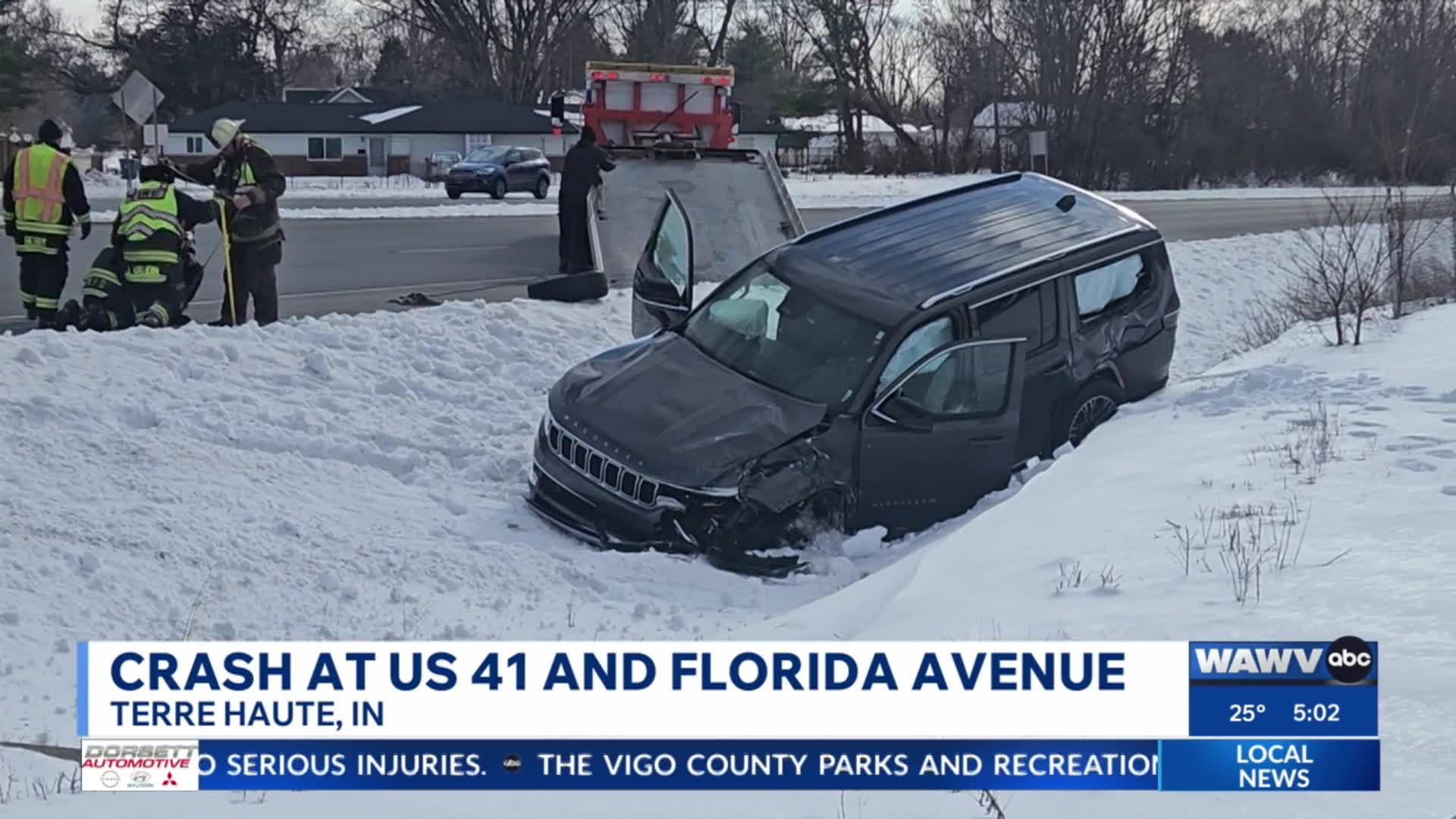 2 entrapped after accident on US 41