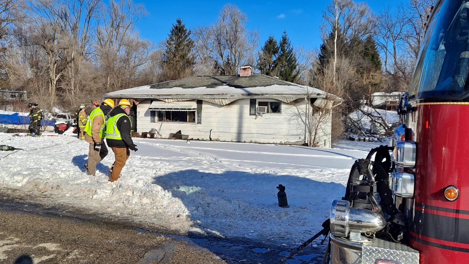 Fire tears through home in Jackson County Wednesday afternoon