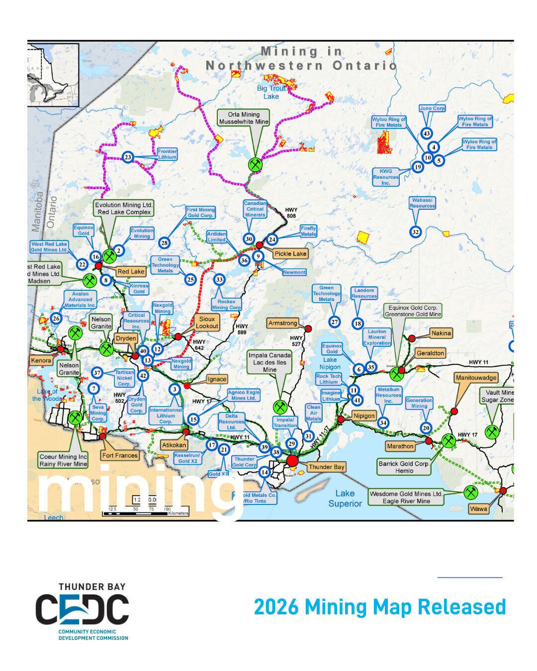 Regional Mining Map Continues To Be An Attraction Tool CEDC