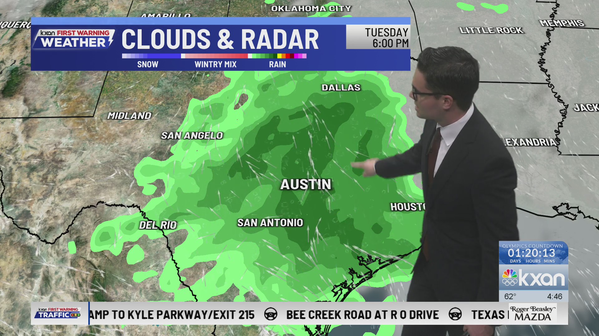 Warm temps into next week, low rain chances for now | KXAN weather ...
