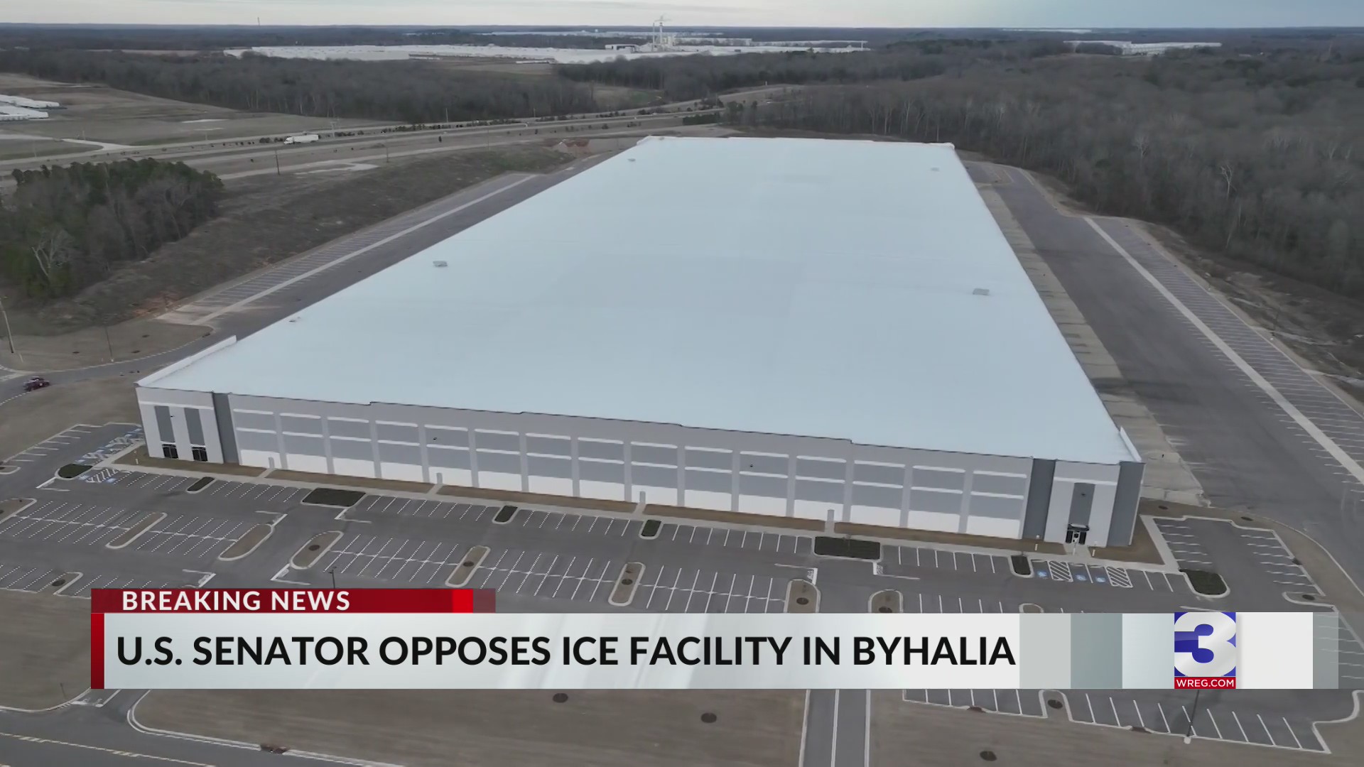 US senator opposes ICE facility in Byhalia