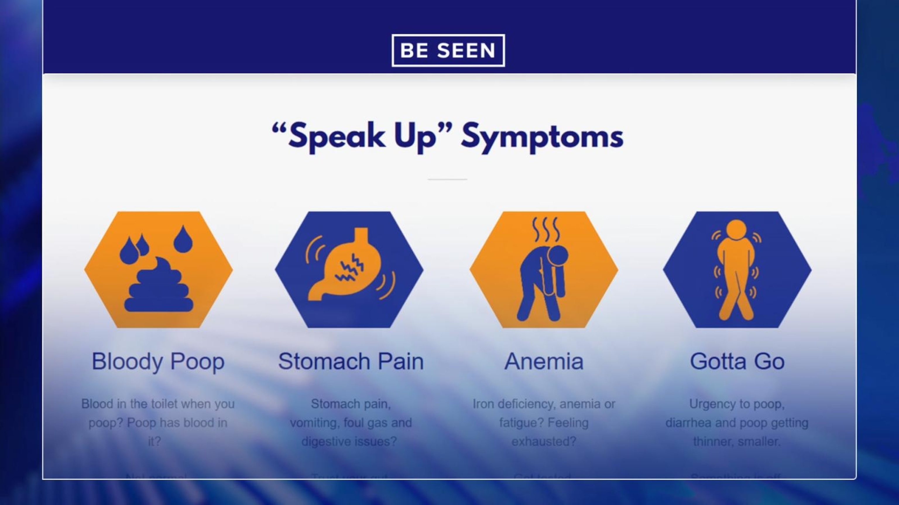Colorectal cancer survivor raises awareness and calls for collective action