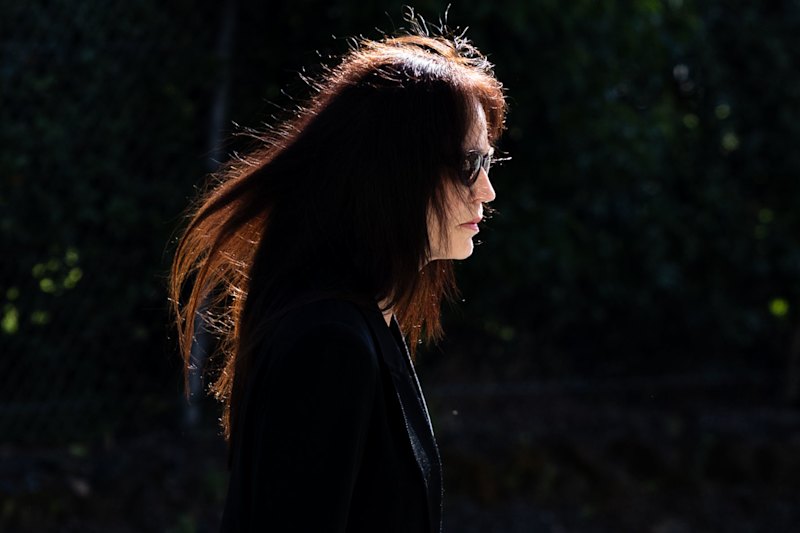 Julie Singleton, mother of victim Dawn Singleton, arrives at the NSW Coroners Court in Lidcombe on Thursday.