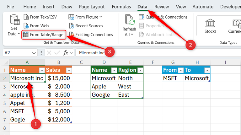How to use fuzzy matching in Power Query to clean up Excel data