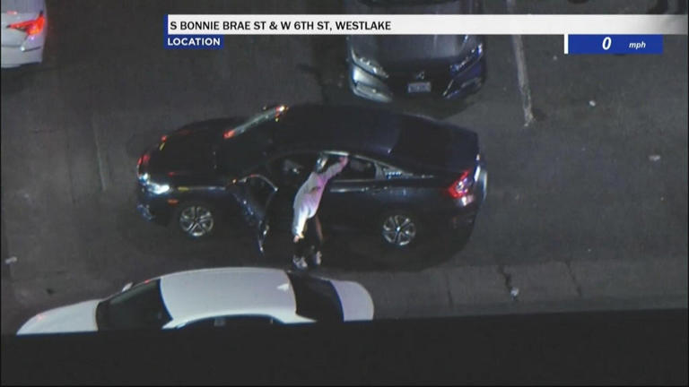 DUI suspect dances in front of officers after Los Angeles pursuit