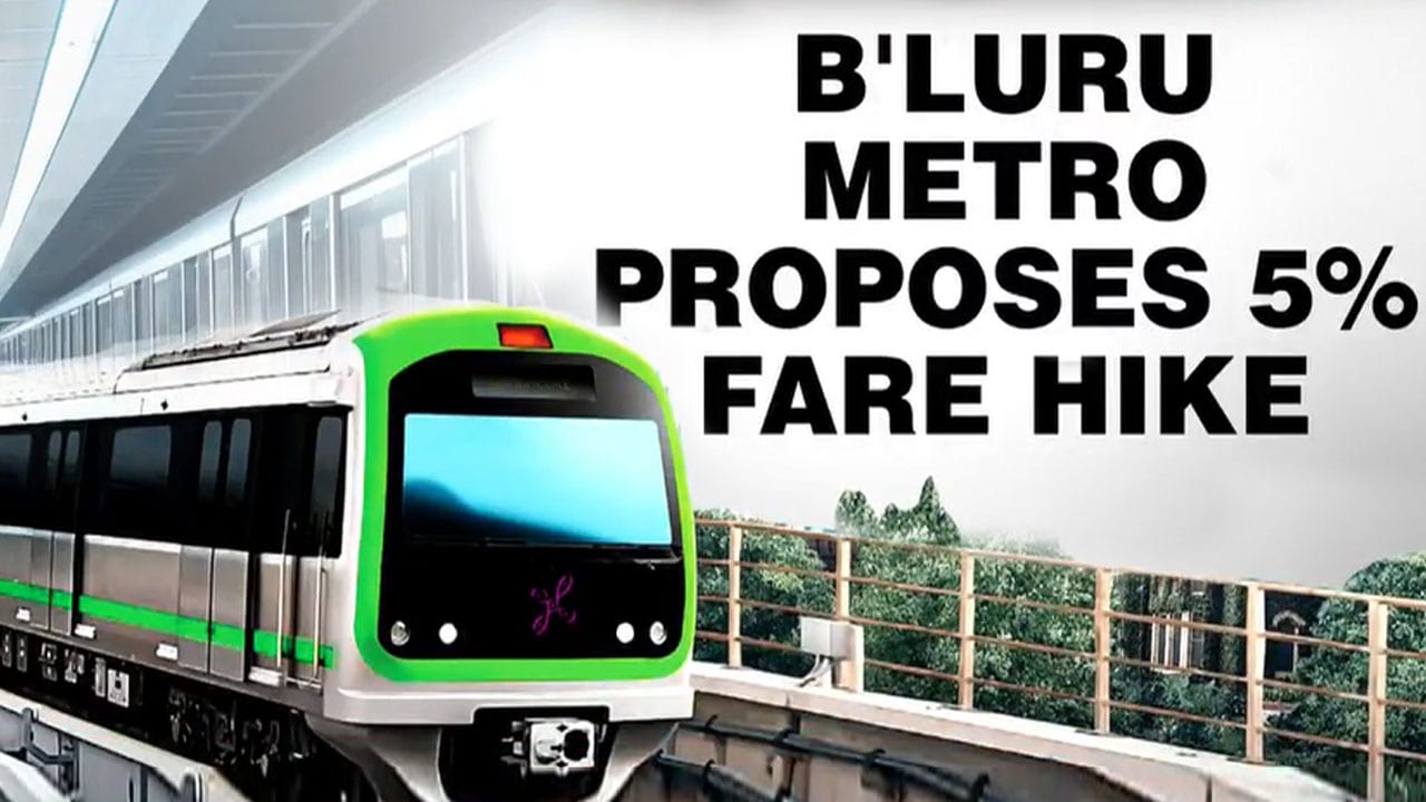 Bengaluru Metro proposes 5% fare hike, BJP attacks Karnataka govt