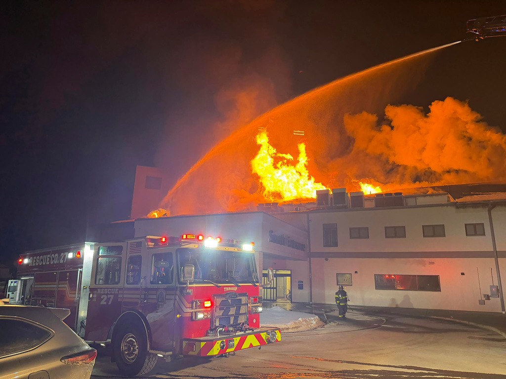 Emergency crews evacuate patients and battle blaze at Pennsylvania hospital<br><br>