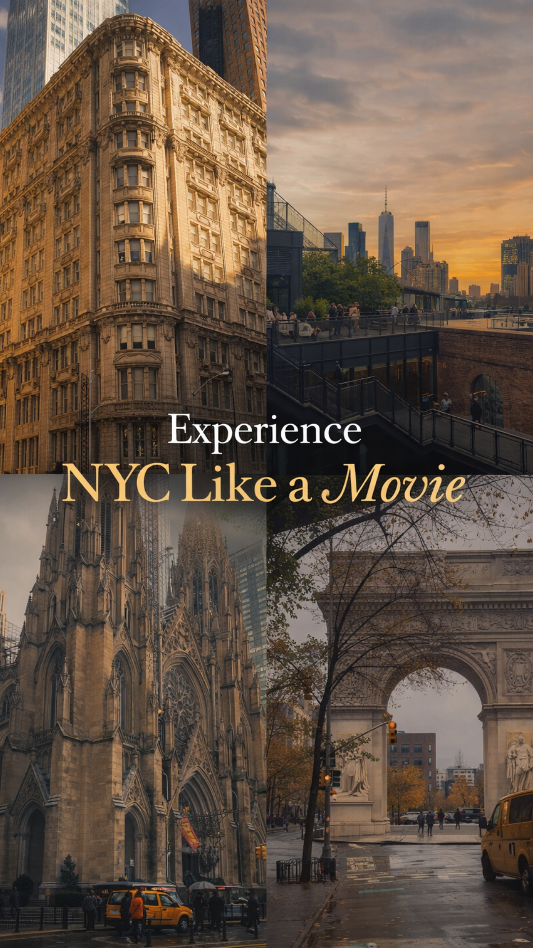 Experience NYC like a movie: moody &amp; iconic New York vibes