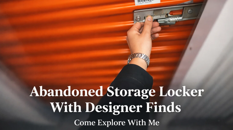 Abandoned storage locker with designer finds | Come explore with me