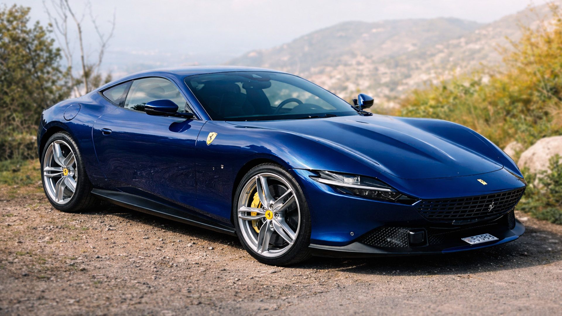 First time driving the Ferrari Roma