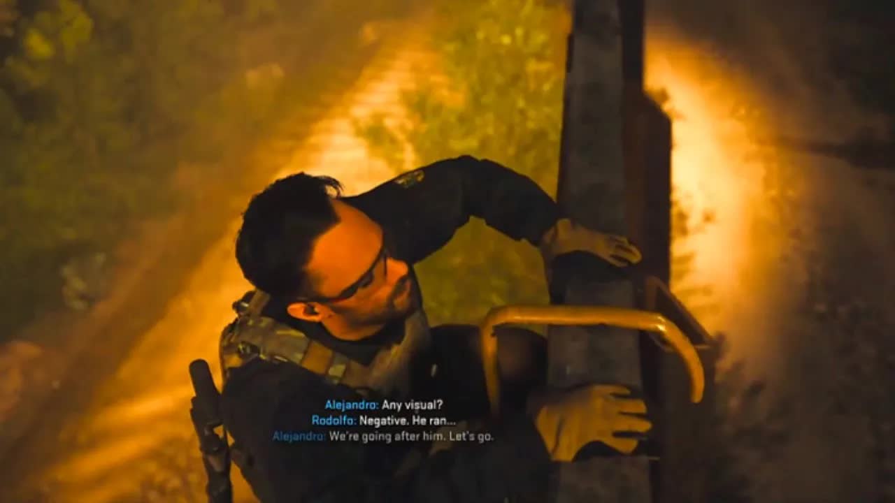 Vargas illegally crosses US-Mexico border cutscene Modern Warfare 2 ...