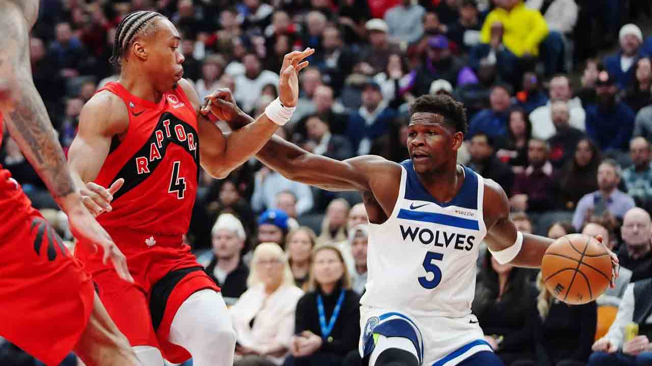 Raptors fall to Timberwolves after Edwards’ strong second half
