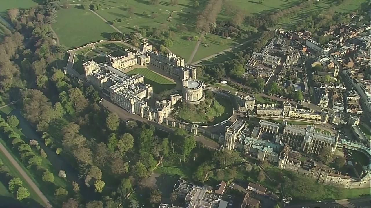 Castelo de Windsor, Inglaterra: Drone explora a história real