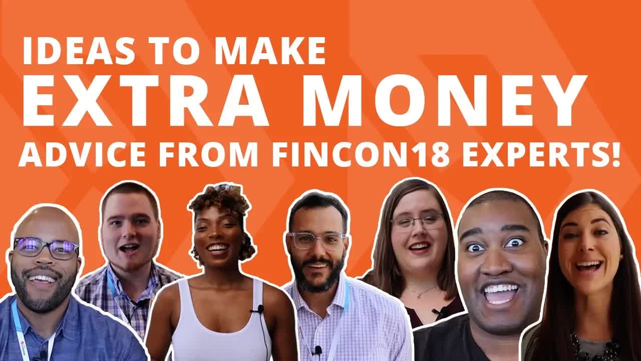 Ideas to make extra money | Advice from FinCon18’s money experts!