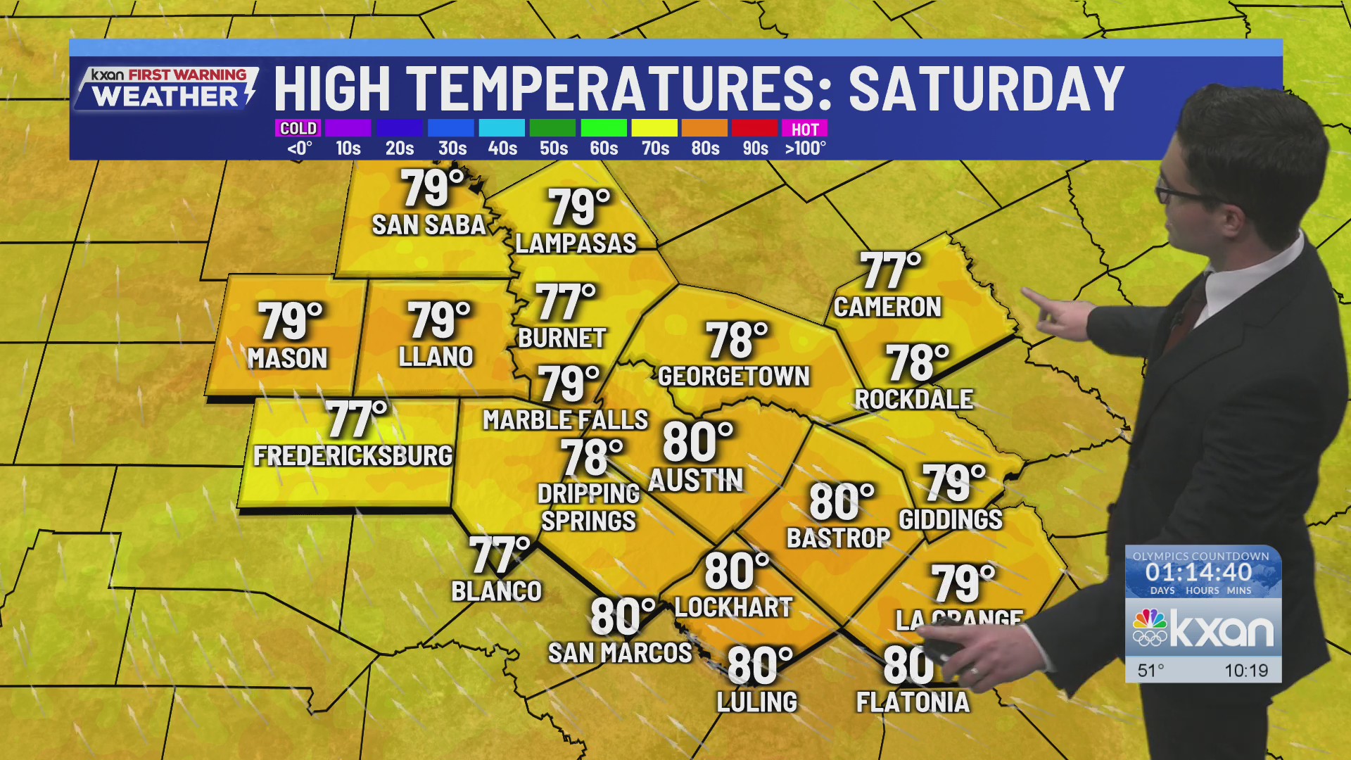 70s and 80s this weekend in Central Texas | KXAN weather forecast (Feb. 4)
