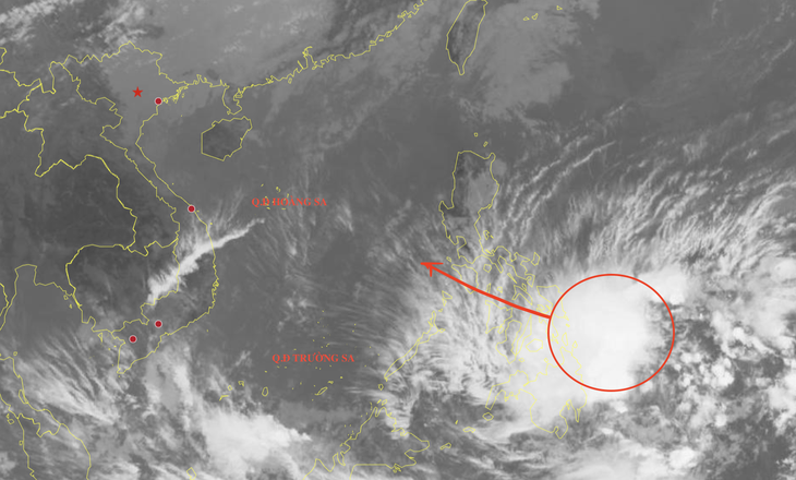 Bão Penha hướng vào Biển Đông