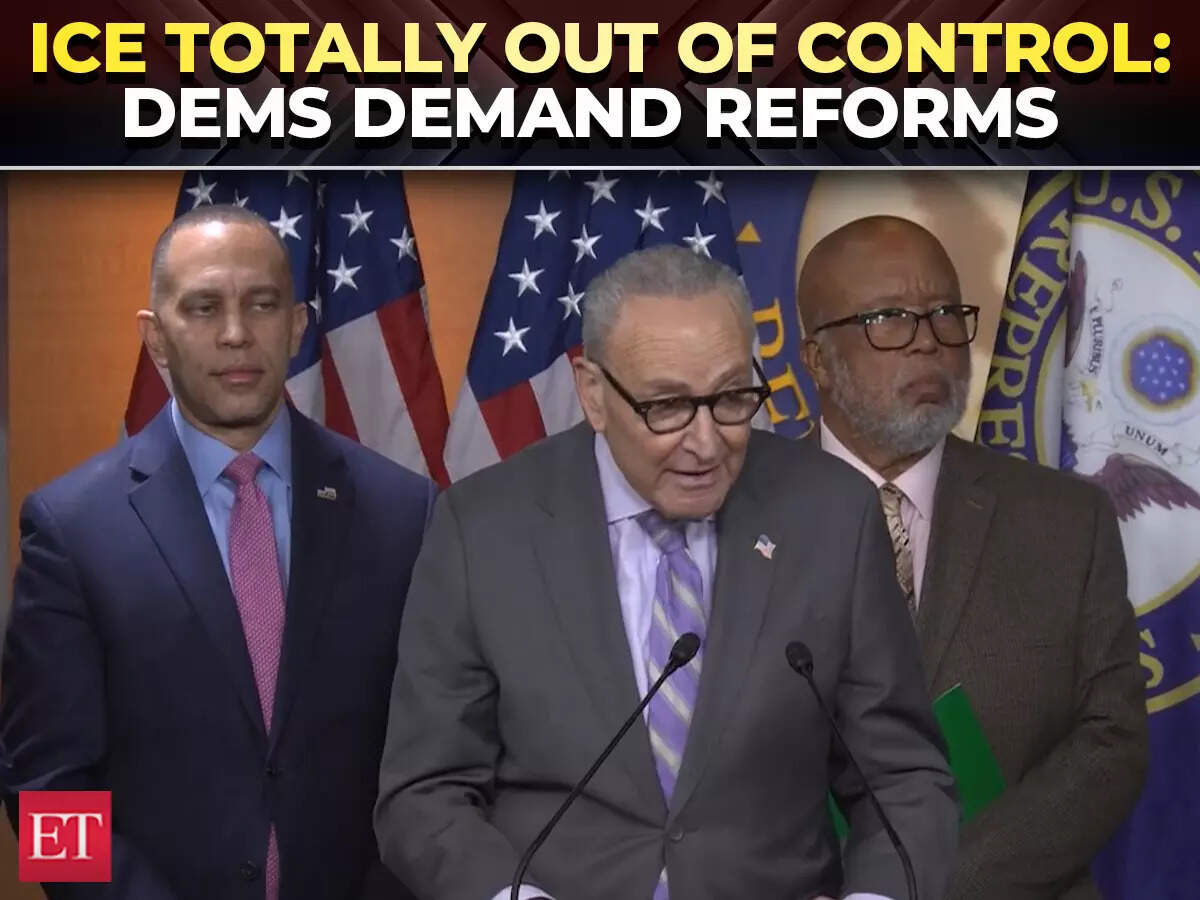 'No secret police...': Jeffries, Chuck Schumer demand ICE reforms after ...