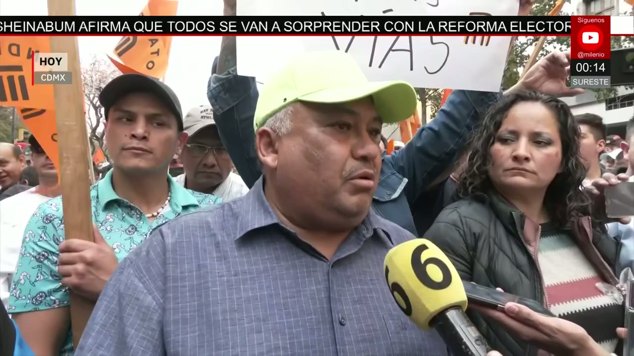 Marcha de trabajadores del Metro en CDMX deja cierres y amenaza de paro
