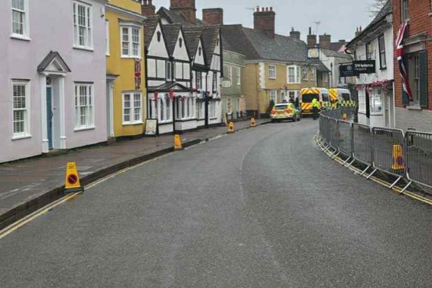 In pictures: Streets of Dedham remain largely empty ahead of King's visit