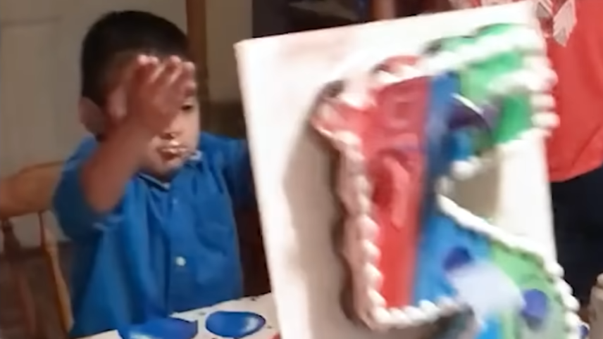 Spoiled kid hits full rage mode