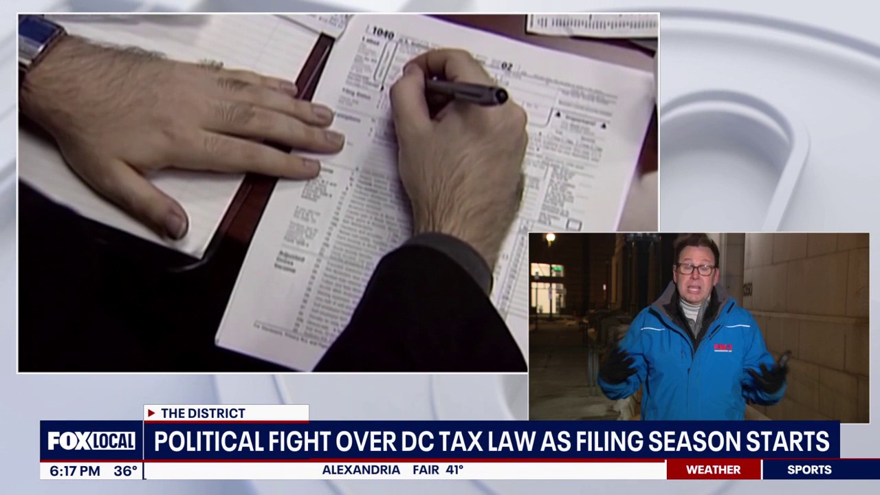 Political fight over DC tax law underway just as filing season starts