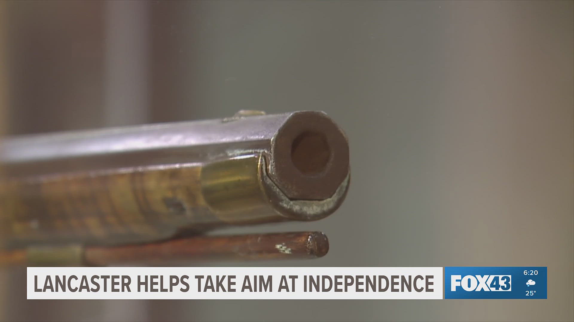 Lancaster long rifle helps take aim at independence