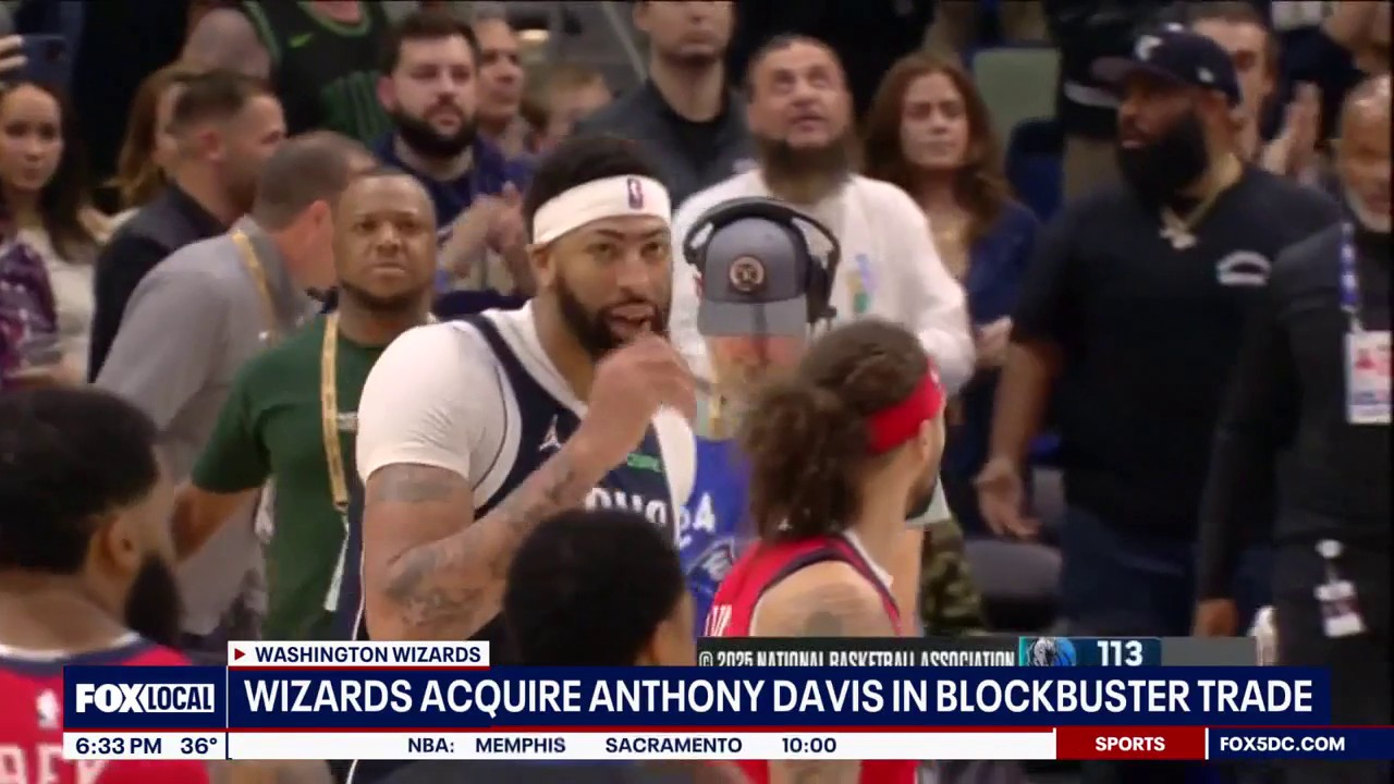 Wizards acquire 10-time All-Star Anthony Davis in trade