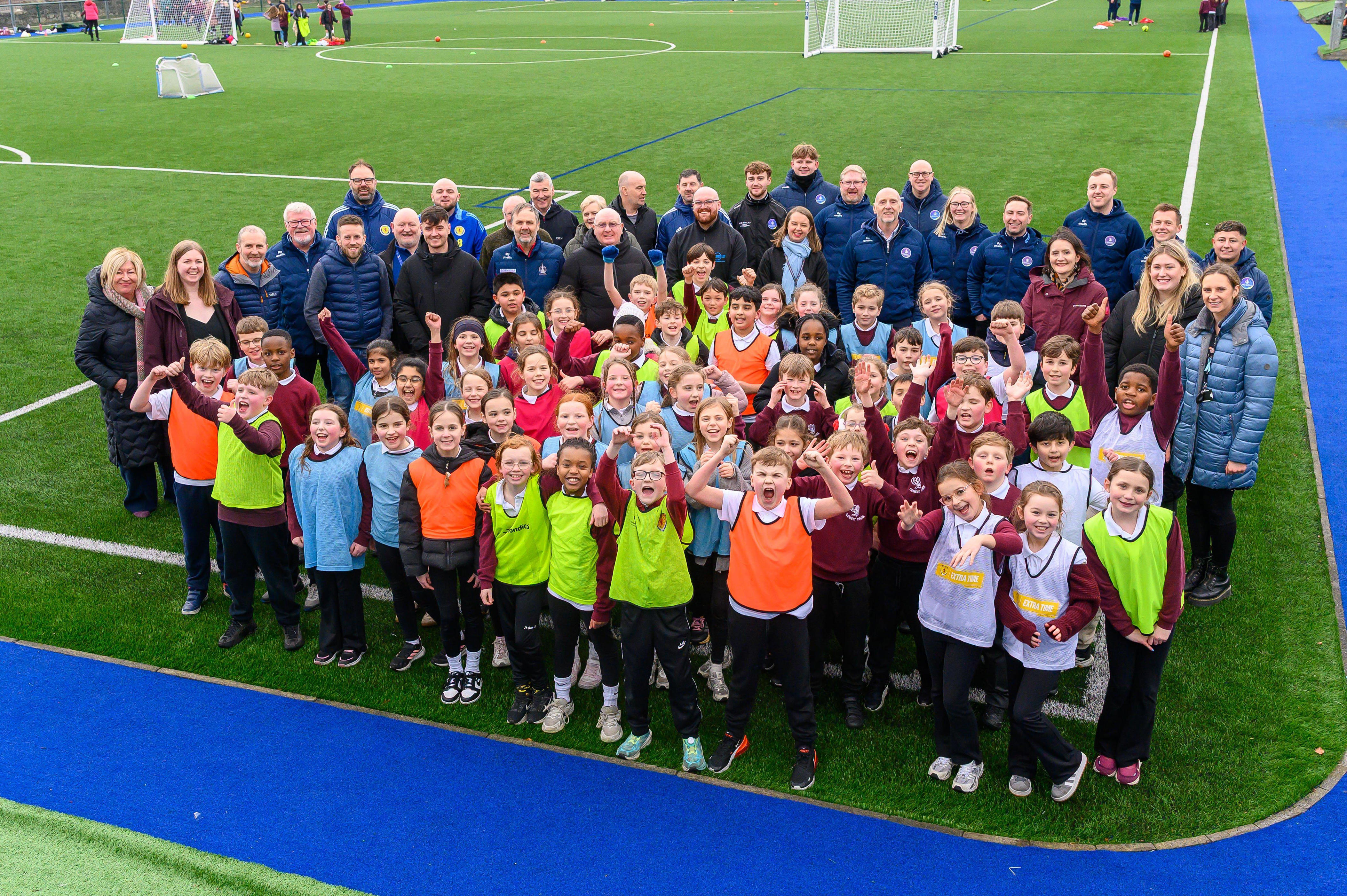 Woodlands Community Sports Centre celebrates new pitch with help from ...