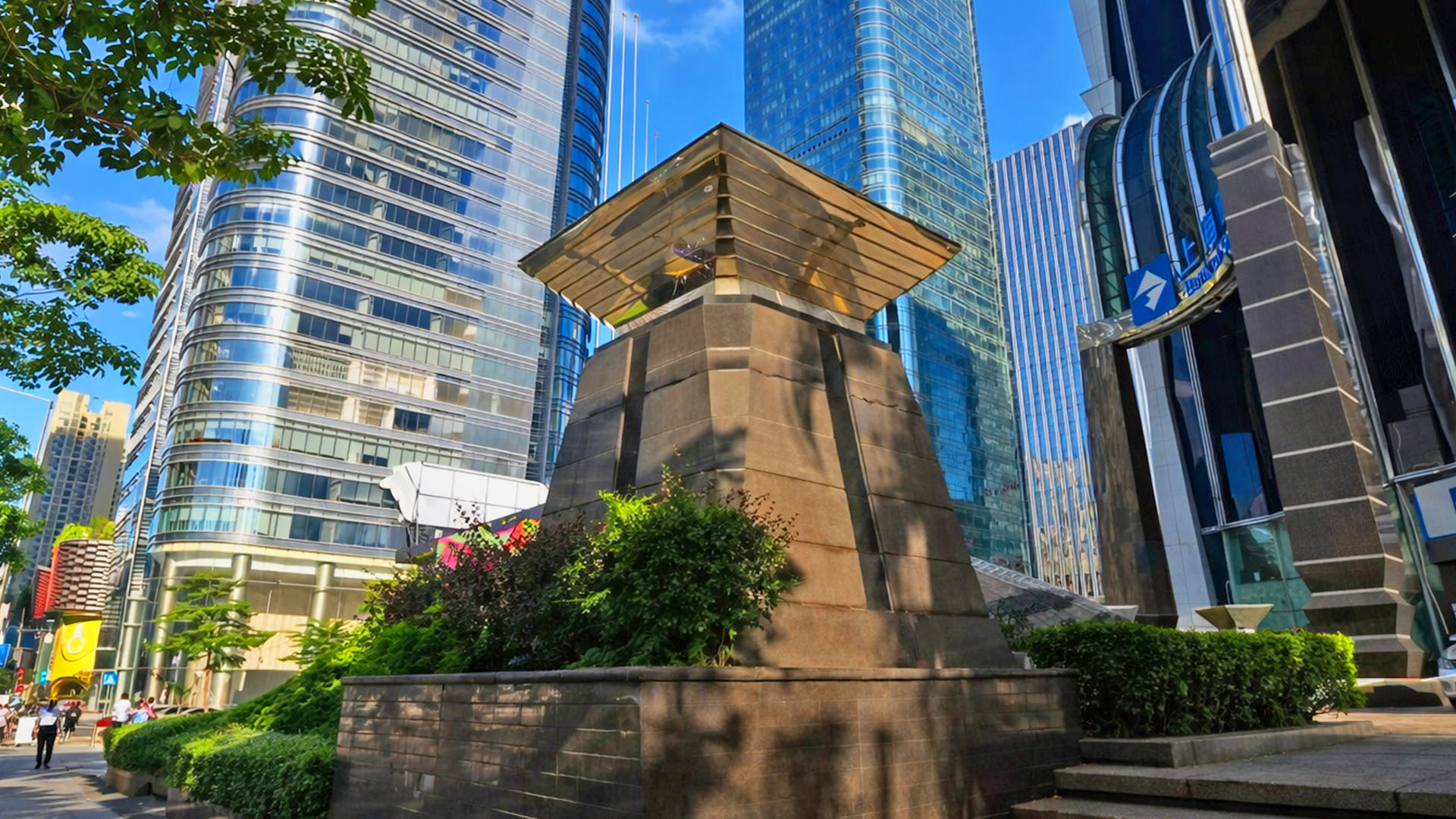 Arquitectura moderna junto a este emblemático lugar de China