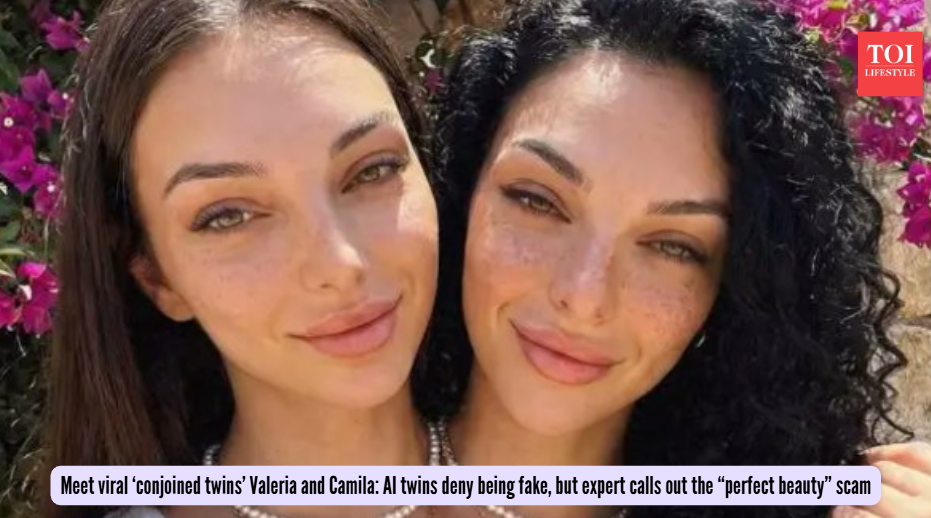 Meet viral 'conjoined twins' Valeria and Camila AI twins deny being